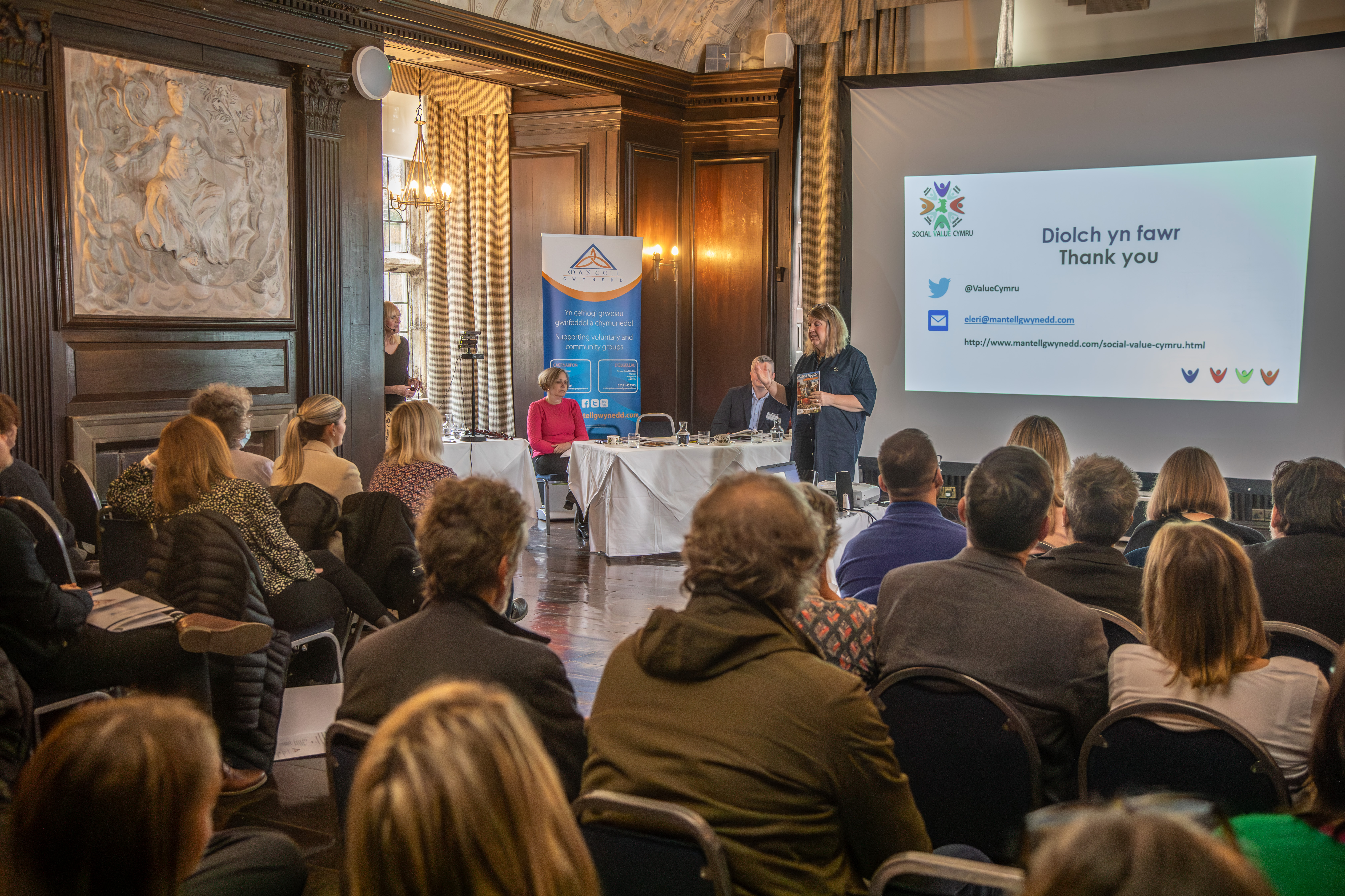 Bethan Russell Williams - Cynhadledd a Chyfarfod Cyffredinol Blynyddol Mantell Gwynedd - Portmeirion 15/11/23