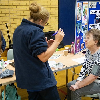 blood pressure stand