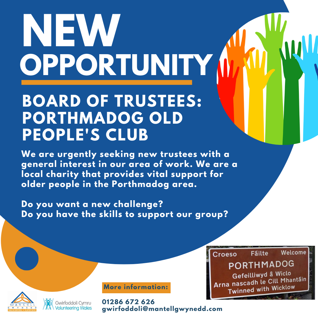 Trustees- Porthmadog Older People's Club