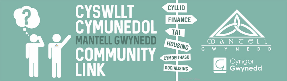 Poster Cyswllt Cymunedol Mantell Gwynedd